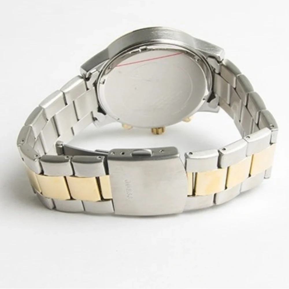 Guess Men Authentic Only Watch Silver Stainless Steel NWT